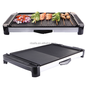 Aifa multifonctionnel électrique Camping sans fumée <span class=keywords><strong>Raclette</strong></span> Contact plat intérieur coréen Hotpot cuisine intérieur viande sans fumée Bbq - Product Image 3