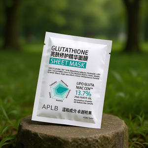 Masque en feuille APLB Glutathione Niacinamide 25mL Soin quotidien de la peau Tous types de peau - Product Image 3