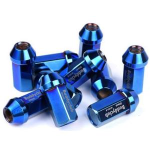 Tuercas de Rueda Modificadas M12 M14 Hexagonales de 19 mm y 45 mm de Longitud con Acabado Cromado Arcoíris para Reemplazo y Reparación - Product Image 2