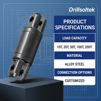 Соединительный элемент Drillsoltek HDD для протяжки трубопроводов с прецизионно обработанными концевыми фитингами