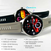 Reloj Inteligente Android H99 4G 5G con Tarjeta SIM, Pago NFC, Memoria de 3+32 GB, GPS, Cámara para Videollamadas, Compatible con Descarga de Aplicaciones de YouTube