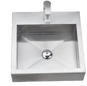 ห้างสรรพสินค้าบาร์สถานที่สาธารณะโรงเรียนสำหรับล้างโต๊ะ304อ่างล้างหน้าสแตนเลสมุมฉาก - Product Image 1