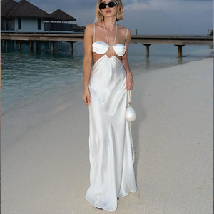 Costume da bagno intero elegante da <span class=keywords><strong>donna</strong></span> TW Fashion con spalline sottili, personalizzabile, stile bandeau, per la spiaggia - Product Image 1