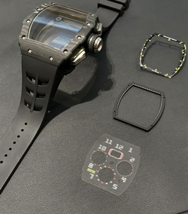 Accessoires de montre personnalisés 36mm Boîtier en céramique RM Montre mécanique automatique avec verre saphir et bracelets en caoutchouc - Product Image 2