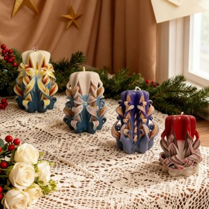 Nouvelle Arrivée 2025 – <span class=keywords><strong>Bougie</strong></span> Sculptée de Noël Taille XS, Présentée en Coffret Cadeau, avec Artisanat Allemand Centenaire, Ornement de Décoration pour la Maison de Fêtes - Product Image 4