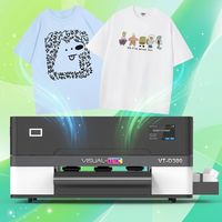 Impresora DTF Todo en Uno de 30 cm con Horno y Agitador, Cabezal Único F1080 para Impresión de Logotipos en Tela de Algodón y Poliéster