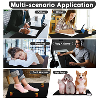 Nouveaux produits, tapis de souris chauffant thermostaté de grande taille, tapis de souris personnalisé en gros avec impression de logo, tapis de souris par sublimation