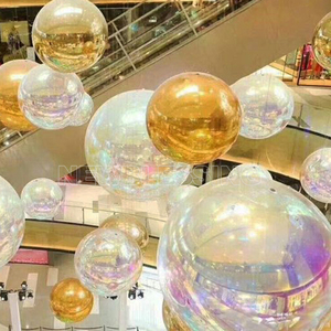 Silver Inflatable Mirror <b>Balloon</b> Pvc Ball Event Decoration Big Shiny Mirrior Ball Inflatable Mirror Ball Silver Inflatable Mirro - Product Image 4