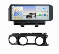 Écran radio de voiture Android 15 pouces avec CarPlay sans fil, lecteur stéréo pour Jeep Wrangler JL 2018-2023