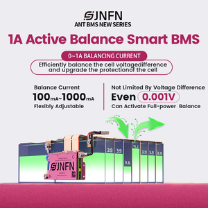 Active Balance <span class=keywords><strong>BMS</strong></span> 16S/24S ANT PCB Board 48V/60V/72V/96V Lithium Ion LifeP04 זיהוי מתח אוטומטי |   משלוח מהיר תוך 7 ימים - Product Image 4