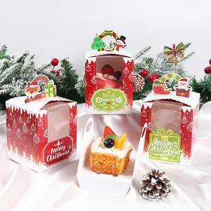 क्रिसमस कैंडी बॉक्स उपहार बैग सांता क्लॉस केक कुकी संकुल मीरा क्रिसमस सजावट 2023 नोएल नेटाल Navidad नए साल 2024