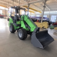 Chargeur télescopique frontal électrique CE, mini 1000 kg, 0,8 tonne, 1 tonne, compact, meilleur chargeur télescopique chinois en vente
