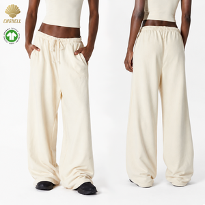 <span class=keywords><strong>Pantaloni</strong></span> Sportivi a Gamba Larga da <span class=keywords><strong>Donna</strong></span> <span class=keywords><strong>in</strong></span> Cotone Organico Traspirante <span class=keywords><strong>con</strong></span> Coulisse e <span class=keywords><strong>Elastico</strong></span>, Lunghezza Intera, per il Tempo Libero - Vendita all'Ingrosso - Product Image 1