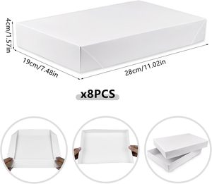 Cajas de Regalo Blancas con Tapas para Regalos, Tamaños Surtidos para Navidad, Cumpleaños, Baby Showers, Bodas, Graduaciones - Product Image 2