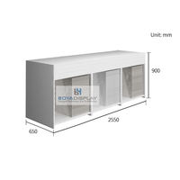 Boya Display DDR005 Certifié ISO9001 Meilleure vente Prix usine Nouveauté Présentoir combiné blanc avec tiroir pour carreaux