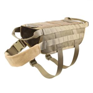 Harnais réglable pour animaux de compagnie, longue laisse pour chien, gilet tactique pour chien, poitrine et <span class=keywords><strong>dos</strong></span> imperméables - Product Image 1