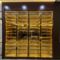 Design de meubles de magasin de fumée et de vin personnalisé pour vitrines de vitrine de dispensaire de tabac pour devanture de magasin