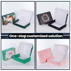 Boîtes en carton pliables personnalisées recyclables de couleur rose pour l'emballage de lingerie, boîte cadeau, emballage imprimé pour vêtements - Product Image 6