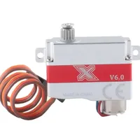 Moteur servo numérique sans noyau KST X08H Plus 5.3Kgf.cm 0.09sec à engrenages métalliques pour modèles RC (voitures, bateaux, avions, drones)