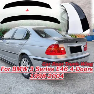 Alerón Trasero Estilo M3 para BMW Serie 3 E46 316i 318i 320i 330i 4 Puertas 1998-2004, Kit de Carrocería Tuning - Product Image 1