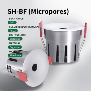 <span class=keywords><strong>Spot</strong></span> LED encastré anti-éblouissement micro-perforé, best-seller, 7W 9W 12W 15W 18W 20W Ra92 - Product Image 1