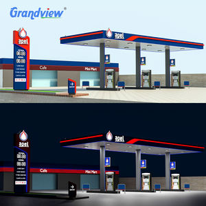 Letrero Luminoso LED para Gasolinera, Letrero Publicitario Personalizado con Logotipo LED, Señalización Digital de Precios - Product Image 1