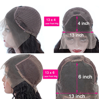 Perruques Lace Front Lisses en Cheveux Humains Remy Bruts, Sans Colle, Full HD Lace Front, Petite Taille, Cheveux Vierges Brésiliens et Indiens