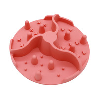 Insert en silicone pour gamelle de chien, avec picots surélevés, pour alimentation lente anti-glouton