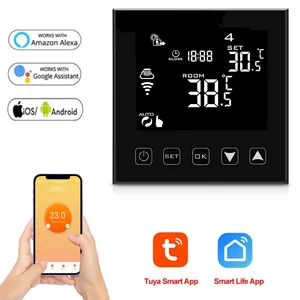 Termostato intelligente pavimento caldo programmabile Google room wifi touch schermo digitale regolatore di temperatura riscaldamento piastrelle per pavimenti