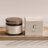 Boîte de bouteilles cosmétiques à logo imprimé personnalisé, boîte cadeau en papier élégante, boîte d'emballage pour cosmétiques