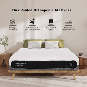 Matelas de lit AIDI orthopédique pliable sur mesure, enroulable, avec gel ondulé à 9 zones et <span class=keywords><strong>mousse</strong></span> à mémoire de forme, pour mobilier de chambre - Product Image 2
