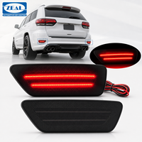 Luces Reflectoras LED para Parachoques Trasero para Jeep Grand Cherokee, Compass, Patriot y Dodge Journey 2011-2020, Paquete de 2