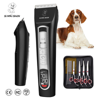 Kit de tondeuse à poils pour animaux sans fil SiMAiSHEN-D1-S, prix d'usine, 7000 tr/min, 5 vitesses, meilleure tondeuse professionnelle pour chiens et chats, ensemble de salon