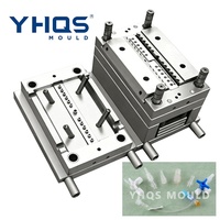 Molde de inyección de plástico de alta precisión YHQS para juego de buretas, juego MV, cámara y punta, para sistemas de canal frío/caliente
