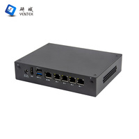 Mini PC sans ventilateur Rockchip RK3568B2 Quad Core 4 LAN 1 WAN Gigabit HD USB3.0 Dual COM RS232/422/485 32 Go EMMC Android Linux