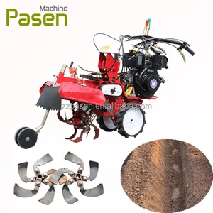Factory Price Diesel Ditching Machine Cultivator Machine for Vegetable Planting