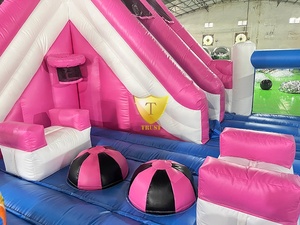 Centro de Juegos Inflable de <span class=keywords><strong>Alquiler</strong></span> para Parques de Diversiones, Tobogán Inflable Resistente <span class=keywords><strong>con</strong></span> Temática de Dulces, <span class=keywords><strong>Casa</strong></span> de Brinco Inflable - Product Image 4