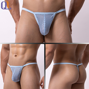 Sous-vêtements pour hommes, tongs et strings, bikini, string <span class=keywords><strong>sexy</strong></span>, sous-vêtements pour <span class=keywords><strong>homme</strong></span>, couleur unie, caleçons exotiques - Product Image 3