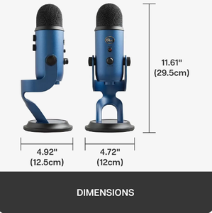 Original Blue X Professional Condenser Usb Microphone with High-res Metering Led Lighting & Vo!ce Effects Blue Yeti X Blue Yeti - Product Image 2