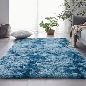 <span class=keywords><strong>Alfombra</strong></span> de área de felpa moderna para interiores peluda súper suave, <span class=keywords><strong>alfombra</strong></span> esponjosa con <span class=keywords><strong>alfombra</strong></span> <span class=keywords><strong>Rectangular</strong></span> Fuzzy Tie-Dye - Product Image 2
