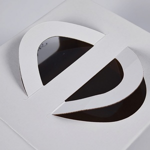 <b>White</b> Mini Cardboard Portable Birthday Wedding Cake <b>Boxes</b> Packing Box Paper <b>Gift</b> - Product Image 3