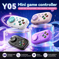Y05 Mini BT Game Controller Portable Pocket Gamepad untuk NS PC Android IOS Dengan Fungsi Turbo Baterai 180mAh Getaran Motor