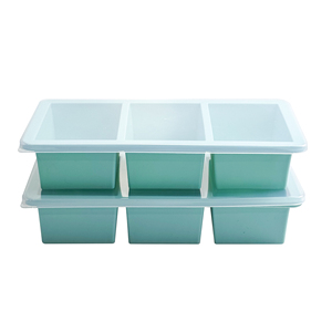 Grand bac à glaçons en silicone pour congélateur <span class=keywords><strong>Super</strong></span> <span class=keywords><strong>cube</strong></span> de soupe 1 tasse moule à soupe en silicone alimentaire pour congélateur - Product Image 3