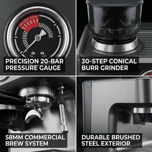 Appareils électroménagers, machine à café <span class=keywords><strong>avec</strong></span> moulin professionnel, meilleure machine à expresso pour une cuisine minimaliste, cafetière expresso - Product Image 3