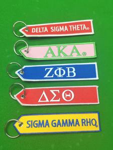 พวงกุญแจปักลายตัวอักษรกรีก - Product Image 6