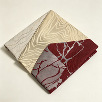 Tissu de canapé 100% polyester gaufré tissé chenille jacquard enduit PE, poids moyen, séchage rapide, antistatique, brocart, fil argenté
