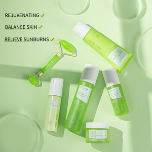 ESTELIN – Coffret de Soins Apaisants et Hydratants à l'Aloe Vera pour la Maison (6 Pièces : Sérum, <span class=keywords><strong>Crème</strong></span>, Tonique) - Product Image 6