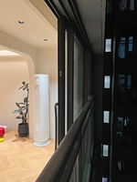 Ventana Corredera de Aluminio de Alta Resistencia sin Rotura Térmica, Ventana Corredera de Balcón con Doble Acristalamiento Insonorizado para Villa