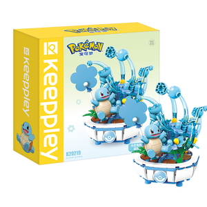 Keeppley – ensemble de blocs de construction de créatures de dessin animé, 5 figurines d'animaux à construire soi-même, briques de modélisation avec bases thématiques, jouet éducatif STEM pour enfants - Product Image 3