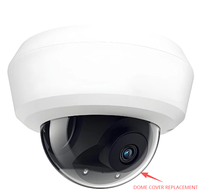 Yuntuo, cubierta de cúpula óptica de 4,7 "para cámara hemisférica, cubierta de lente transparente, carcasa de cámara de seguridad de repuesto, accesorio CCTV